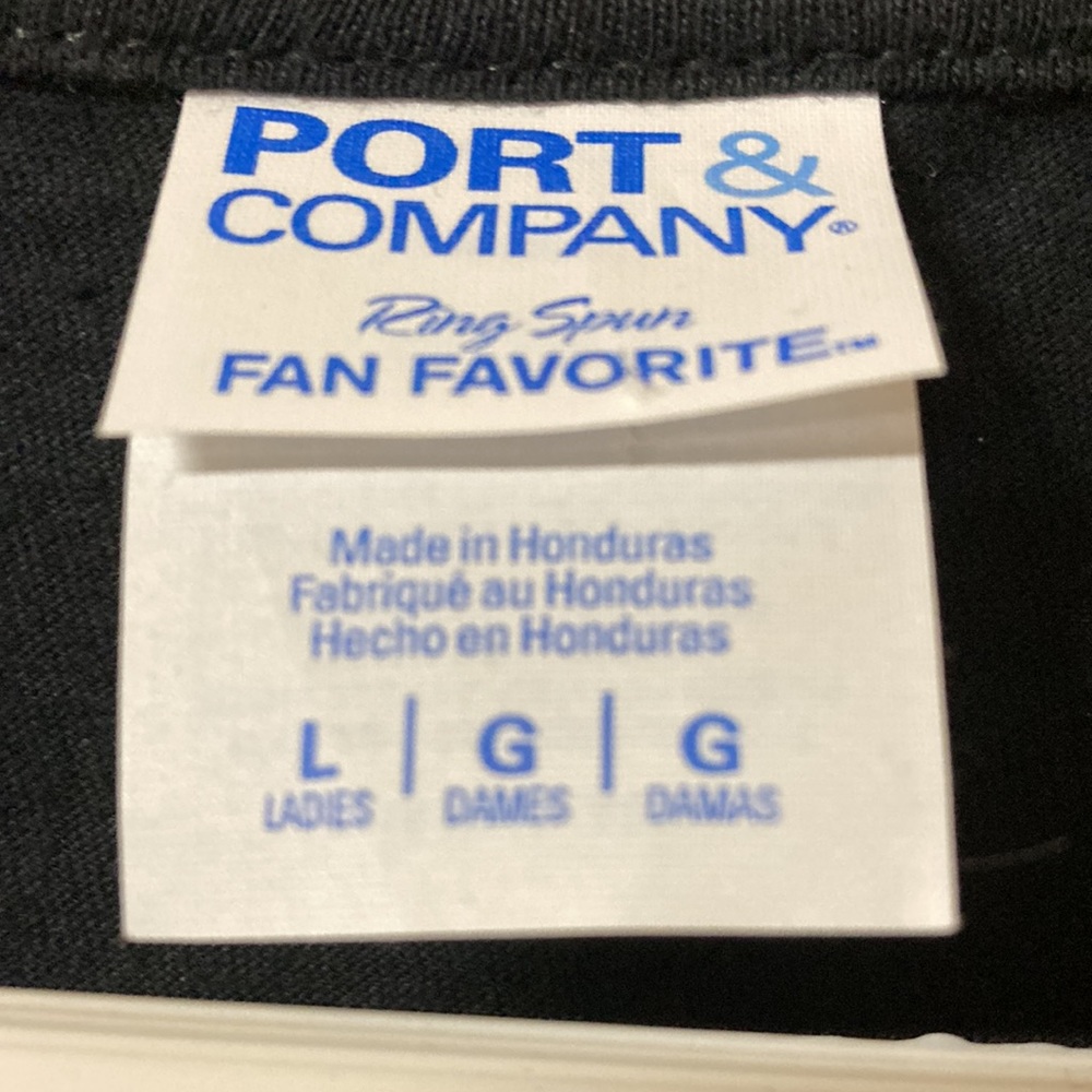 NWOT PORT & COMPANY Ring Spun Fan Favorite Graphic Let The Shenanigans Begin SzL - Picture 2 of 5